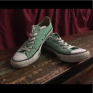 Mint green Converse
